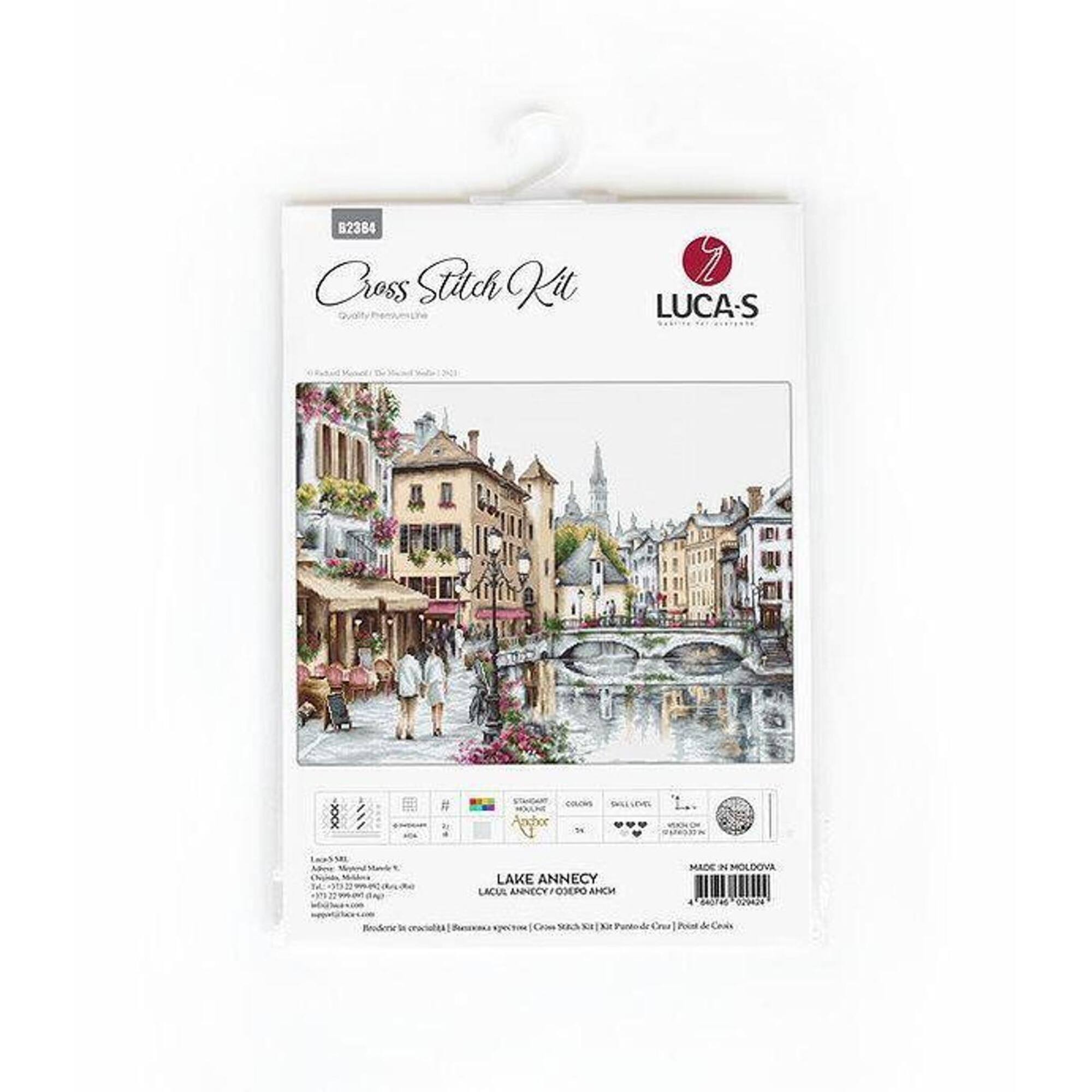 Luca-s Lake Annecy Counted Cross Stitch Kit